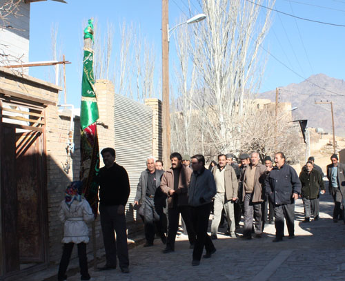 صبح عاشورا - مراسم پارسه  طرقرود - عکس از ناصر جلالیان