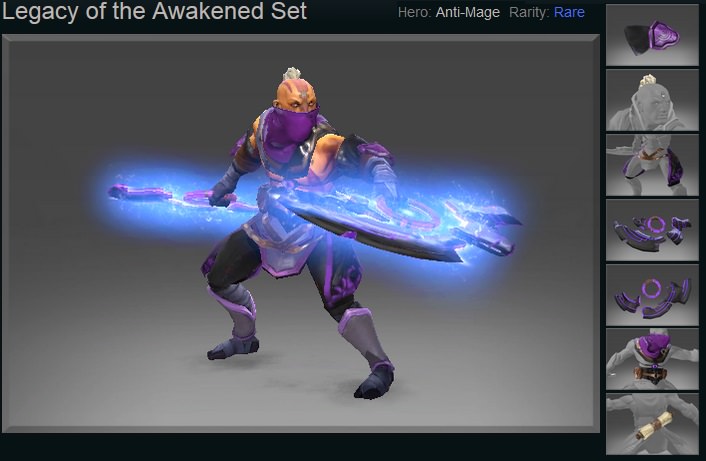 ست هیروی Antimage در دوتا 2 Legacy of the Awakened Set
