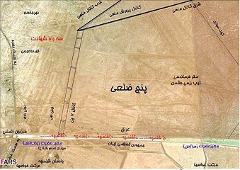 پنج ضلعی و نواحی پیرامون شلمچه که با هجوم عراق به تصرف آنان در آمد