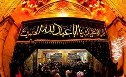 ضریح مقدس عزیز زهرا حسین بن علی ع