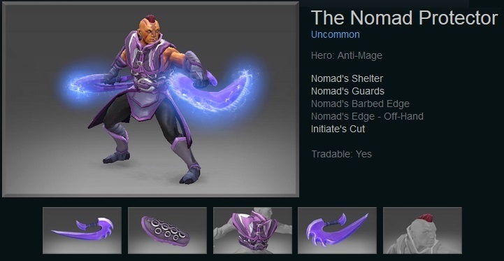 ست هیروی Anti mage The Nomad Protector Set دوتا 2