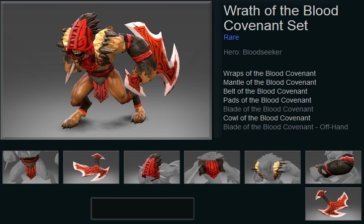 ست هیروی bloodseeker دوتا 2
