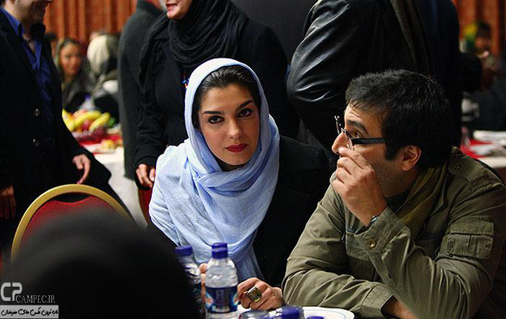 امین زندگانی و همسرش الیکا عبدالرزاقی