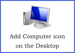 Add computer icon into desktop