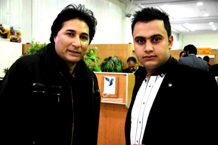 مجتبی کبیری(خواننده) و سجاد منصوری دستیار تهیه کننده خوشا شیراز