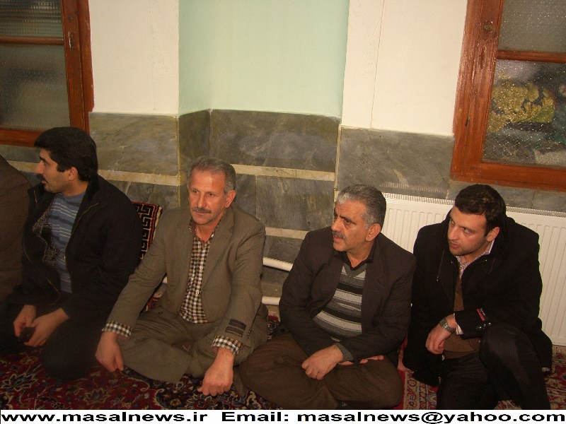 ماسال نبور بازدید محمود شکری در روستای میرمحله ماسال