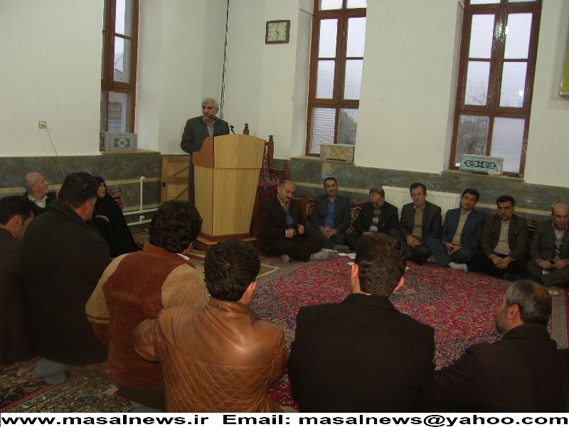 ماسال نبور بازدید محمود شکری در روستای میرمحله ماسال