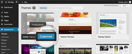 سفارشی کردن قالب وردپرس