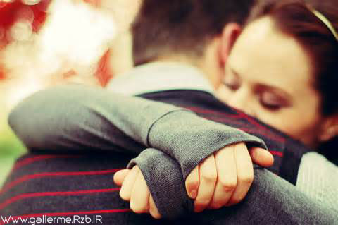 تک عکس عاشقانه آغوش دختر و پسر