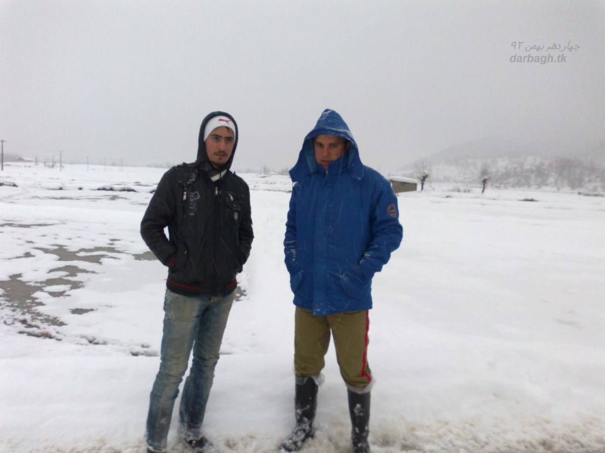 برف روستای دارباغ 14 بهمن 92 barf darbagh tk 14 11 15 برف روستای دارباغ 14 بهمن 92