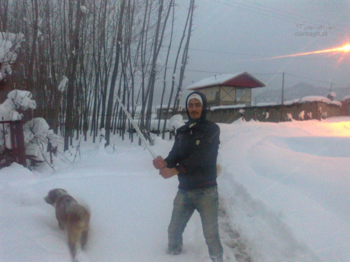 برف روستای دارباغ 14 بهمن 92 barf darbagh tk 14 11 20 برف روستای دارباغ 14 بهمن 92