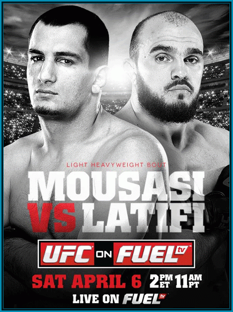 دانلود یو اف سی در فیول تی وی 9 | UFC on Fuel TV 9: Mousasi vs. Latifi