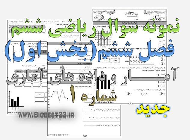 ریاضی ششم - بانک سوالات ششم