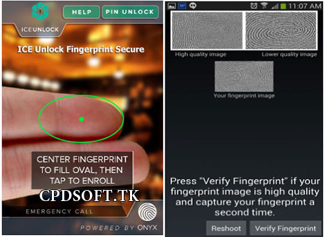 ICE Unlock Fingerprint Secure