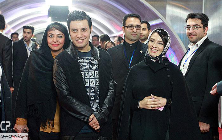 گلاره عباسی،جواد عزتی و همسرش مه لقا باقری