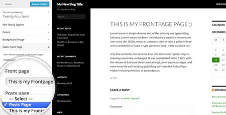 سفارشی سازی قالب وردپرس