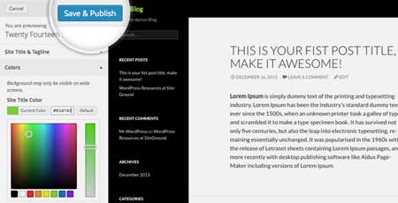 سفارشی سازی قالب وردپرس