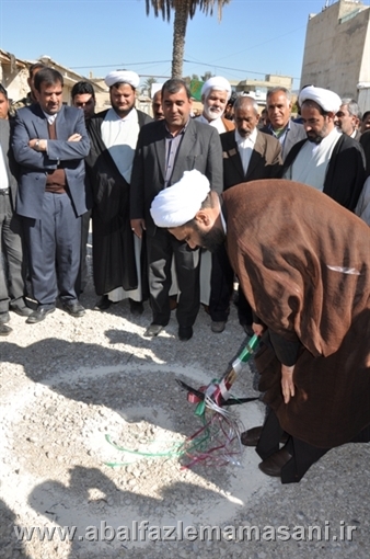 کلنگ  زنی حسینیه
