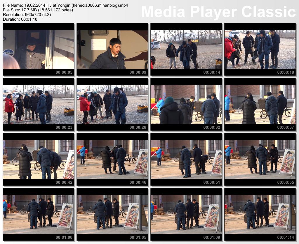 [illu blue Fancam] Kim Hyun Joong Inspiring Generation Shooting in Yongin Film Set [14.02.19]