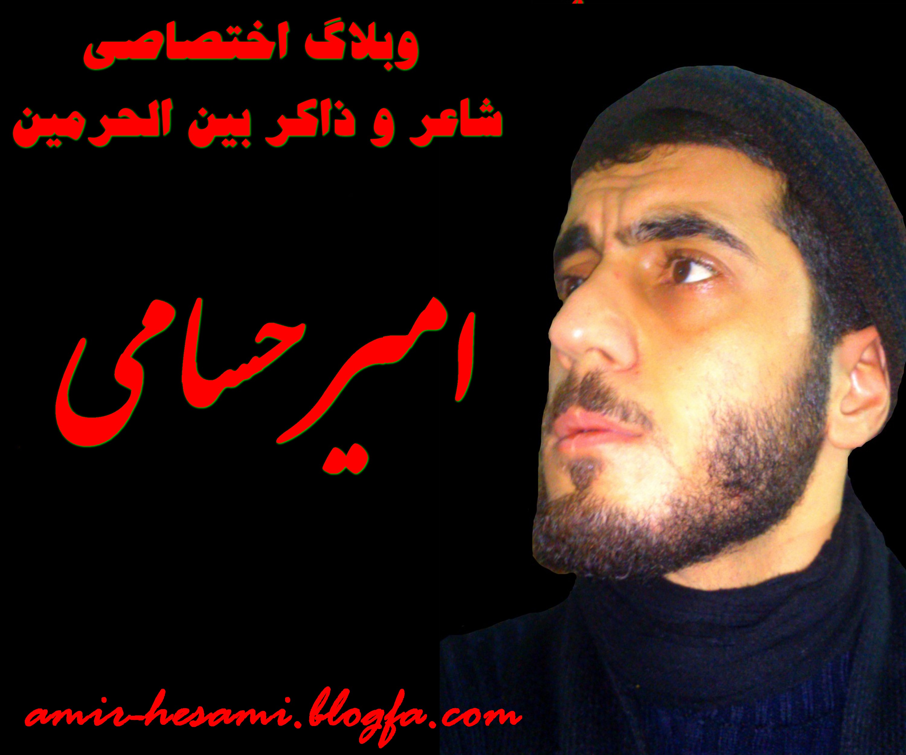 وبلاگ شاعر و مداح اهل بیت(ع)امیر حسامی