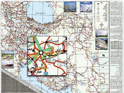  دانلود نقشه راههای ایران 