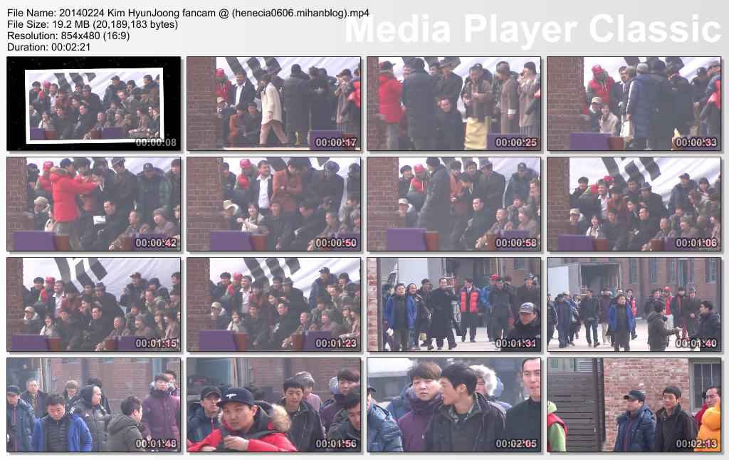 [lyna HJ Fancam] Kim HyunJoong Inspiring Generation Shooting at Seodaemun [14.02.24]