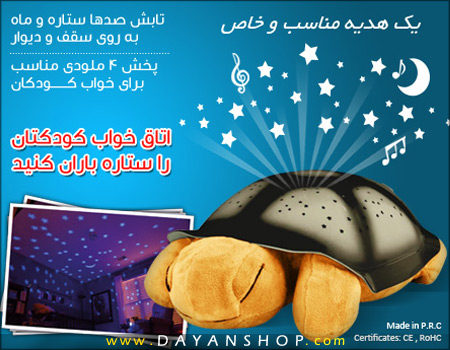 چراغ خواب لاک پشتی شلمن