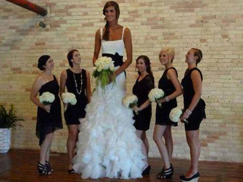 قدبلندترین عروس جهان