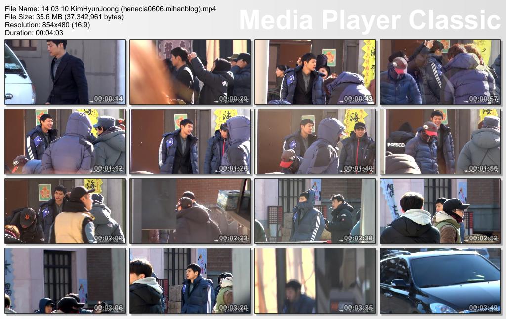 [HyunJoong Baraba Fancam] Kim Hyun Joong Inspiring Generation Shooting in Yongin [14.03.10]
