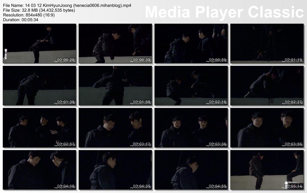 [HyunJoong Baraba Fancam] Kim Hyun Joong Inspiring Generation Shooting in Iksan for episode 17 aired on 2014.03.12