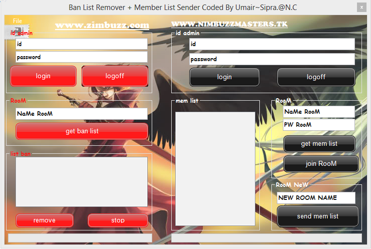 MEMBER LIST SENDER+BANLIST CLEANER Ggggss