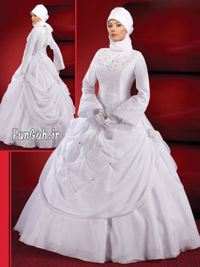 مدل لباس عروس محجبه /وسایل مورد نیاز عروس