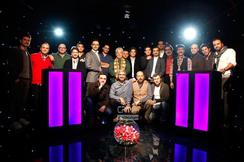 عکس‌های بازیگران در پشت صحنه برنامه نوروزی رادیو هفت