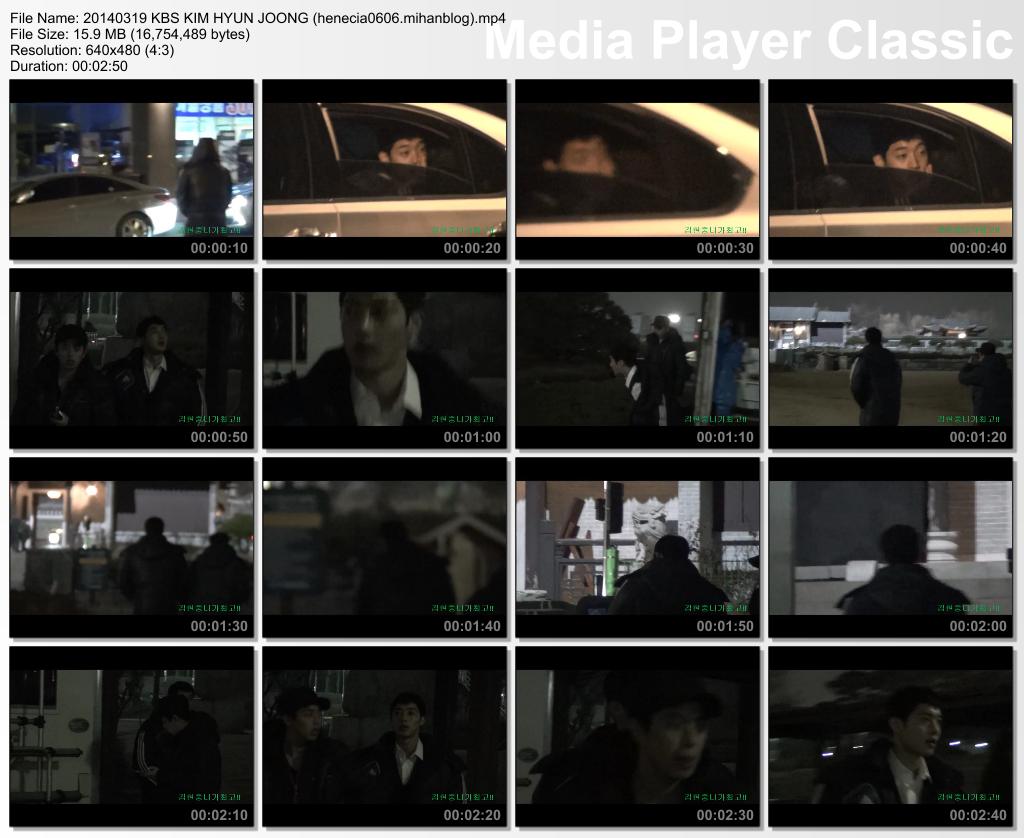 [Fancam] Kim Hyun Joong Inspiring Generation Shooting in Suwon Film Set [14.03.19]
