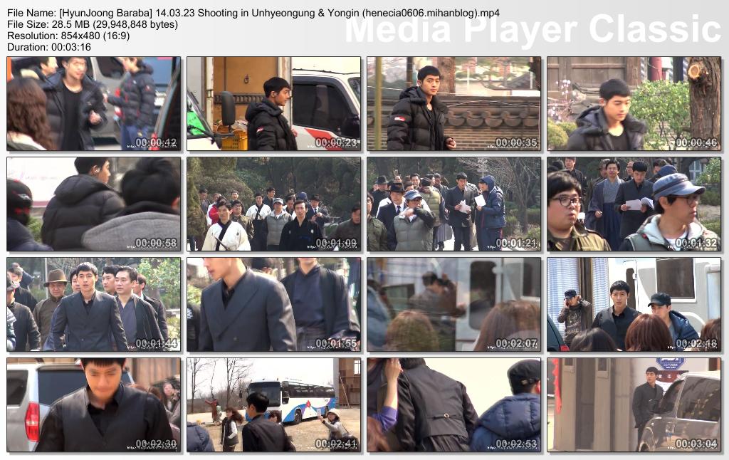 [ Kim Hyun Joong Inspiring Generation Shooting in Unhyeongung &amp;amp; Yongin Film Set [14.03.23