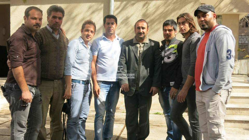 مهران احمدی در پشت صحنه سریال پایتخت3