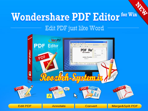 دانلود نرم افزار ویرایش فایلهای پی دی اف + PDF Editor 
