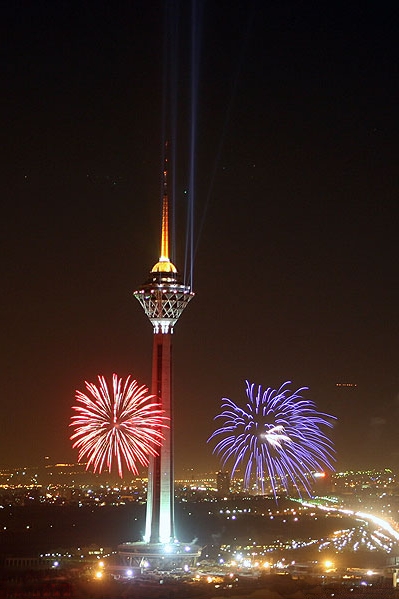 دو عکس فوق جالب از شهر تهران 1