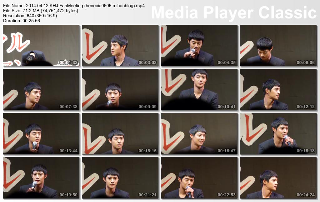 [Fancam+Photo] Kim Hyun Joong Inspiring Generation Special Fan Meeting in Seoul [14.04.12]