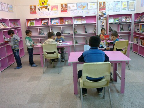 بخش کودک کتابخانه امام علی (ع) قاضی جهان تجهیز شد  
