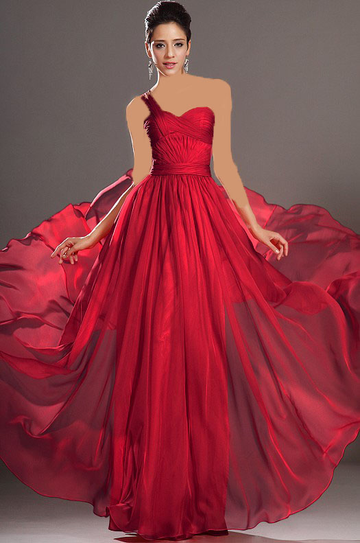 مدل لباس شب قرمز 2014