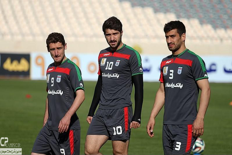 عکس های تمرین تیم ملی فوتبال ایران