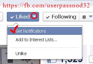 فعال کردن notification در فیسبوک