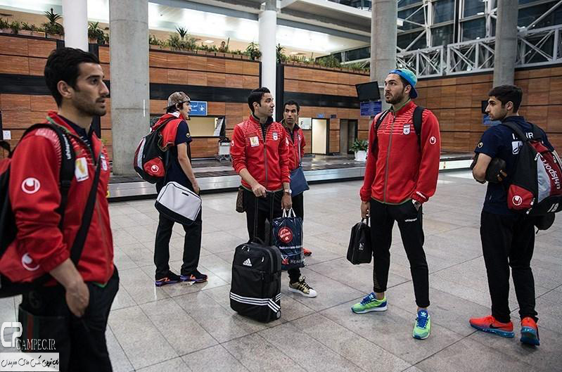 عکس های بازگشت تیم ملی فوتبال ایران از اردوی اتریش 