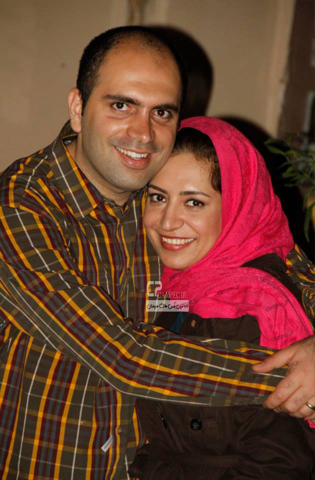 ساناز سماواتی و همسرش