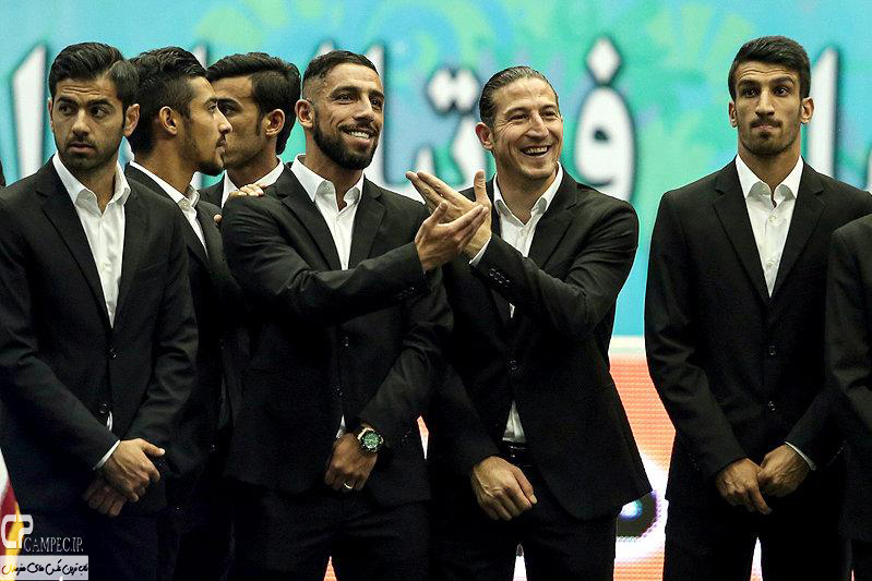 عکس های مراسم بدرقه تیم ملی فوتبال ایران به مسابقات جام جهانی برزیل