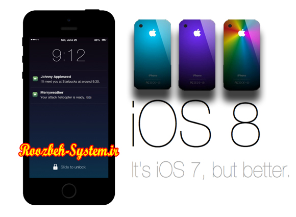 بررسی و تمام مشخصات و ویژگی‌های سیستم عامل جدید iOS 8