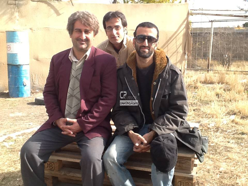 مهران احمدی در پشت صحنه سریال آوای باران
