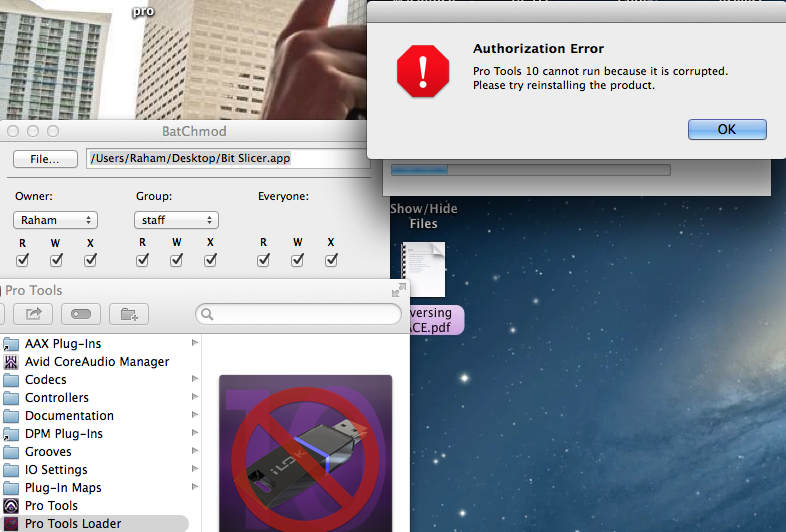 missing ilok authorization for pro tools 10 mac