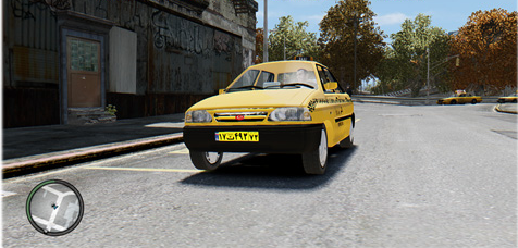 Image result for ‫پراید تاکسی gtaiv‬‎